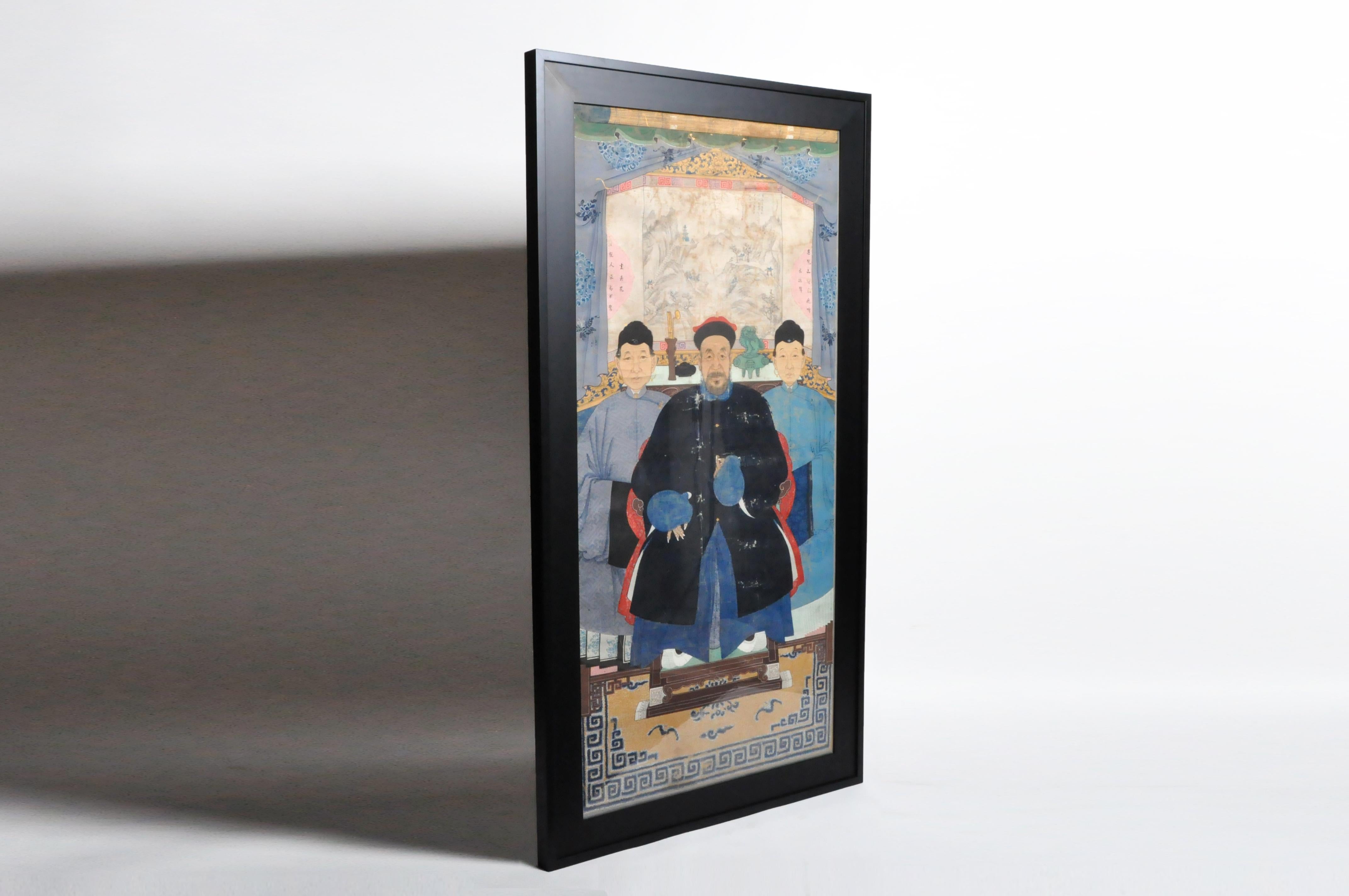 Ancestral portraits are commemorative paintings commissioned by families; they are a visual representation of family lineage (modernly referred to as a ‘family tree’ in western culture) and are used for worship in honoring and paying respect to