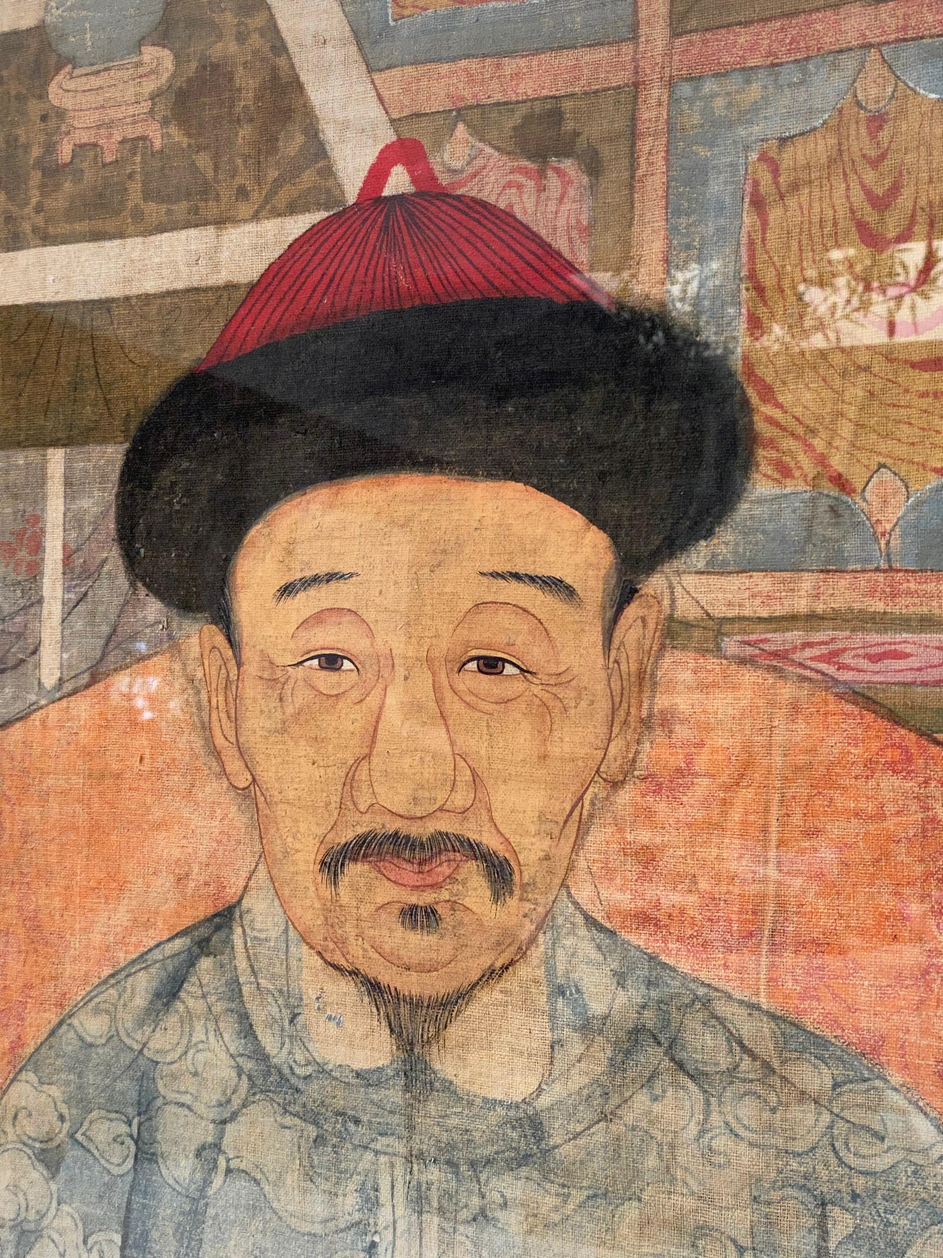 Retrato de antepasado chino Chino en venta