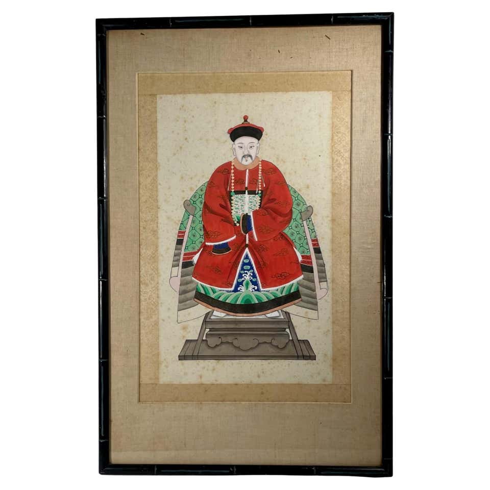 Chinese Gen Riseta Original Gilbert Stuart Oil Painting Portrait of Henrietta Hillegas, ca ...