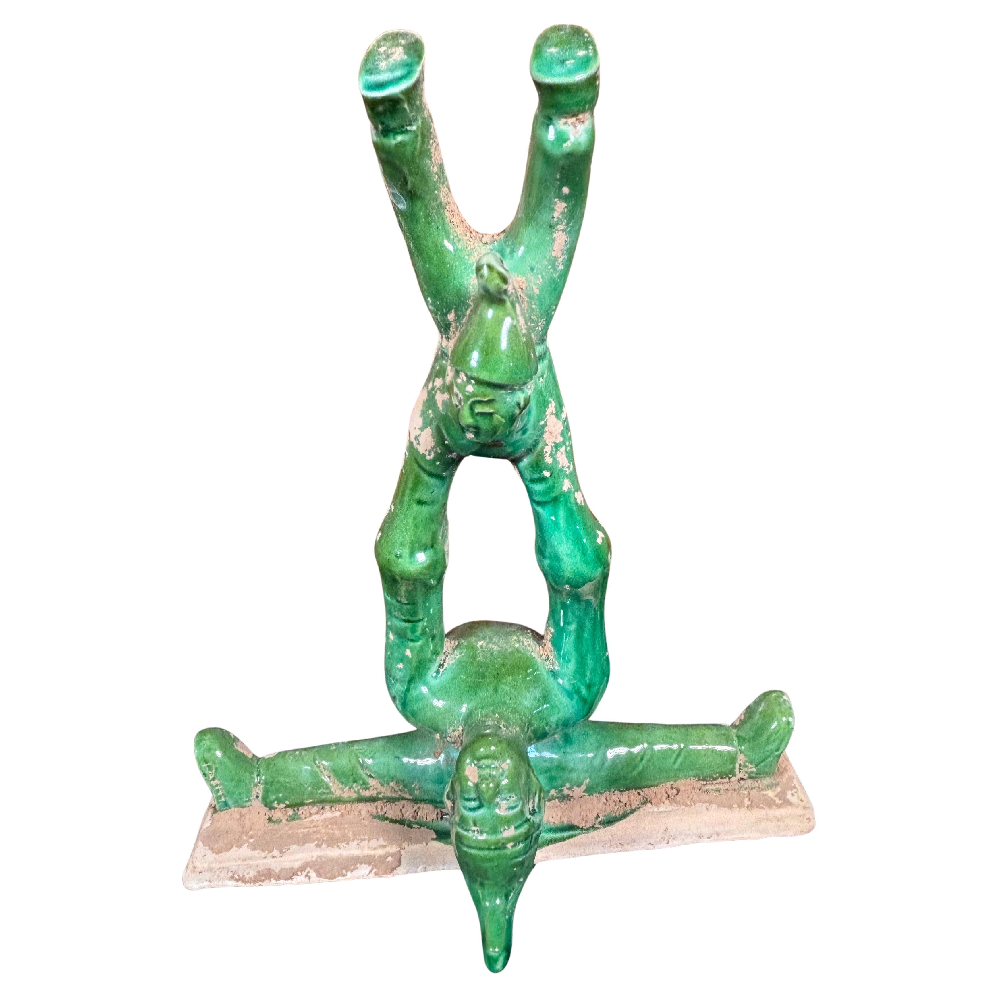 Collection de saltimbanques chinois de l
Antiquité, dynastie Ming 1368-1644 en vente