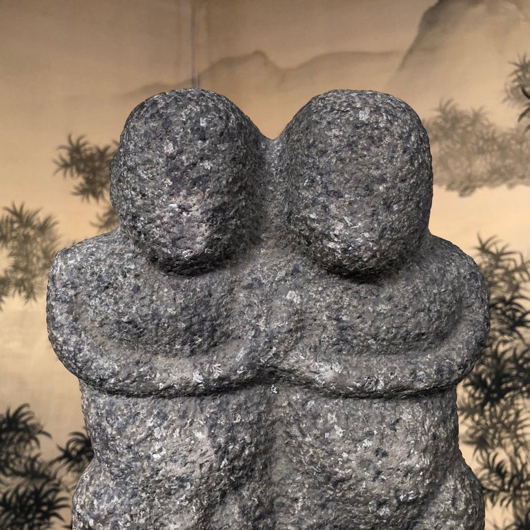 Chinese Ancient Hongshan Culture Pregnant Female Fertility Sculpture
