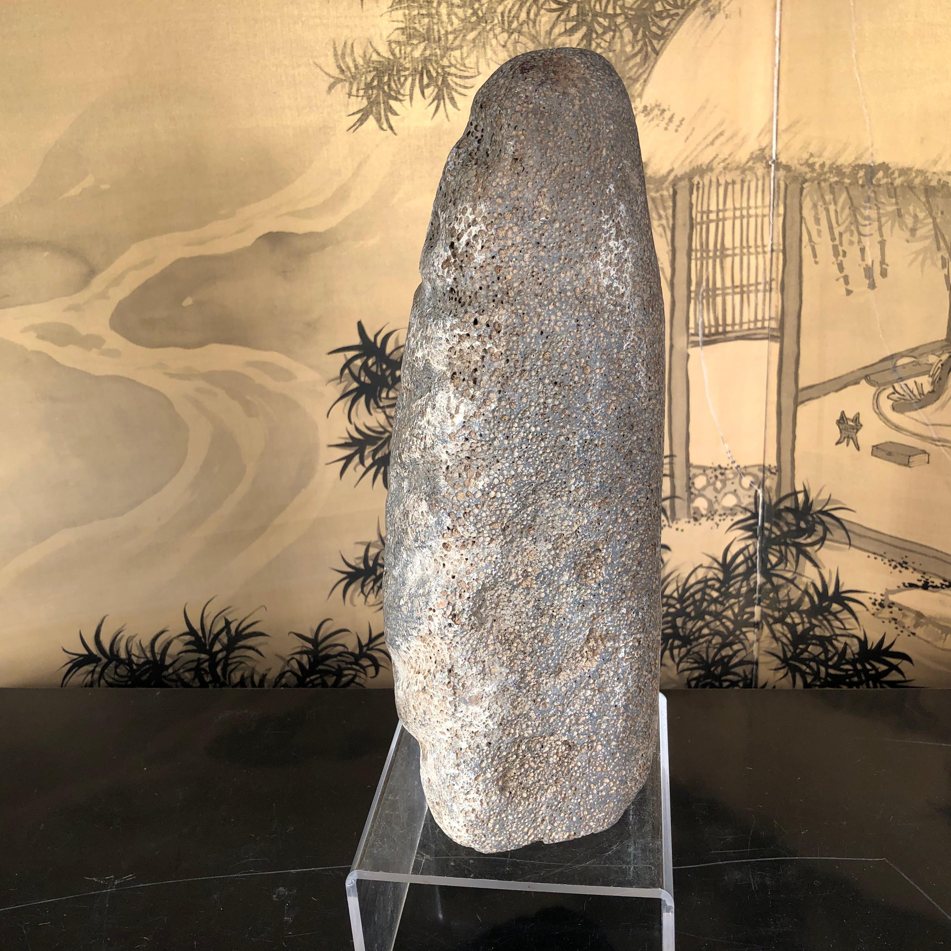 Sculpture chinoise ancienne en pierre de culture Hongshan, 4700-2900 avant J.-C en vente 3