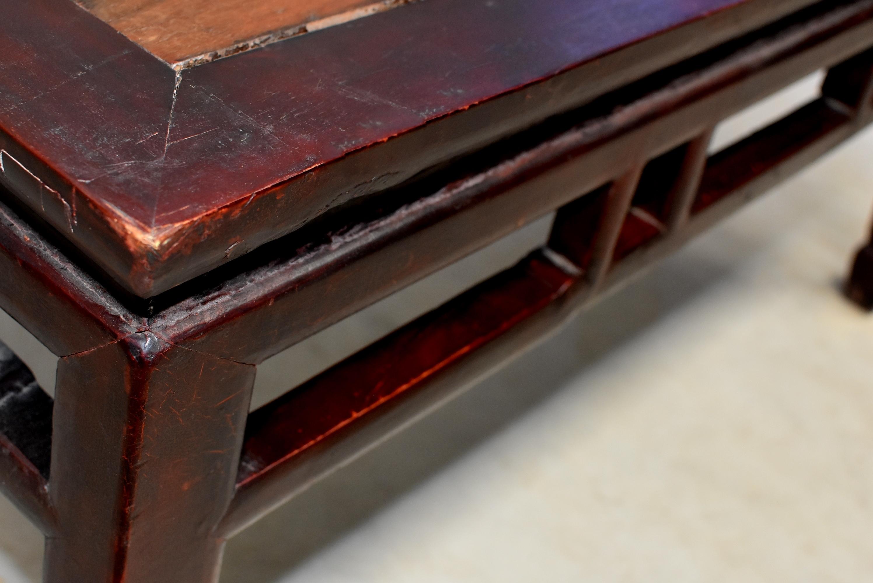 Joinery Chinese Antique Bench Coffee Table Solid Wood