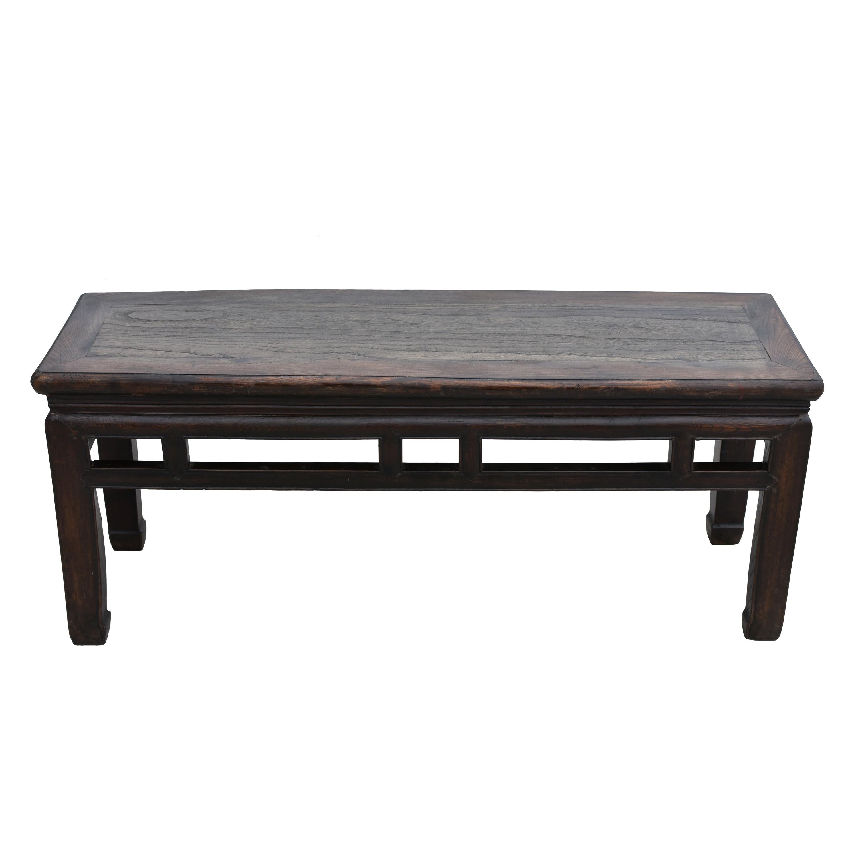Chinese Antique Bench Solid Wood Ming Style Spring Bench