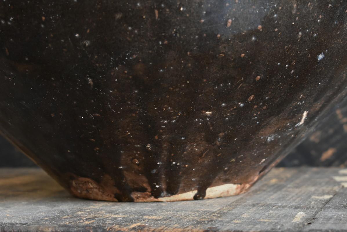 Chinese Antique Black Pottery Jar / 1500s / Wabi-Sabi Jar / Beautiful Vase 7