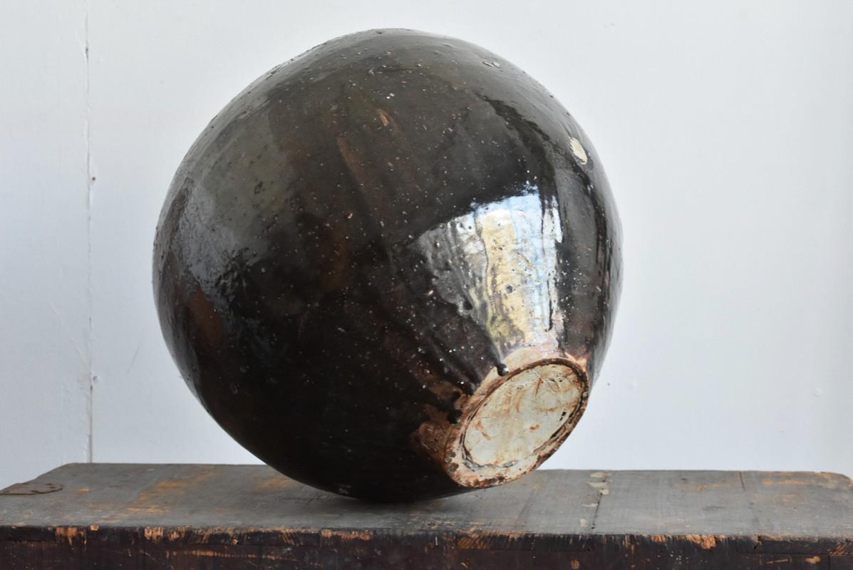 Chinese Antique Black Pottery Jar / 1500s / Wabi-Sabi Jar / Beautiful Vase 9
