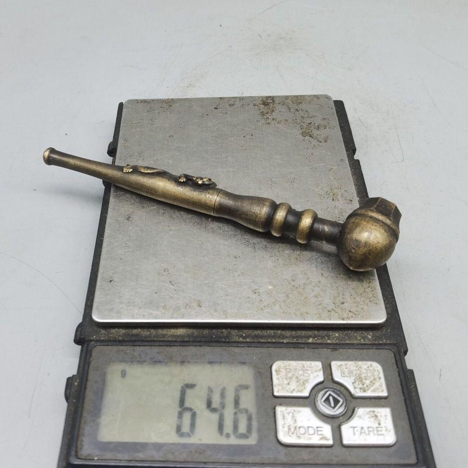 Vintage Chinese Bronze Classic Smoking Instrument For Sale 4