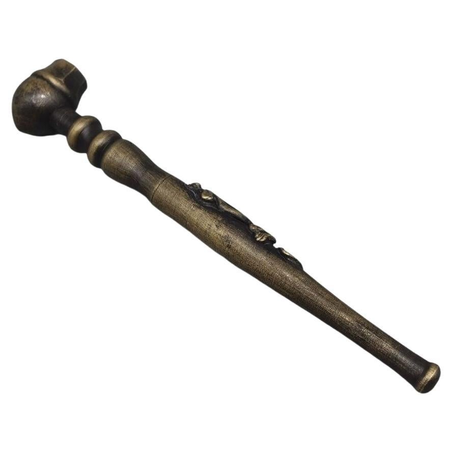 Vintage Chinese Bronze Classic Smoking Instrument
