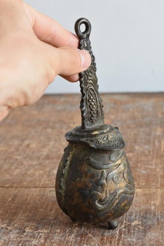 Chinese Antique Casting Handbell Made of Copper Alloy / Temple Bell