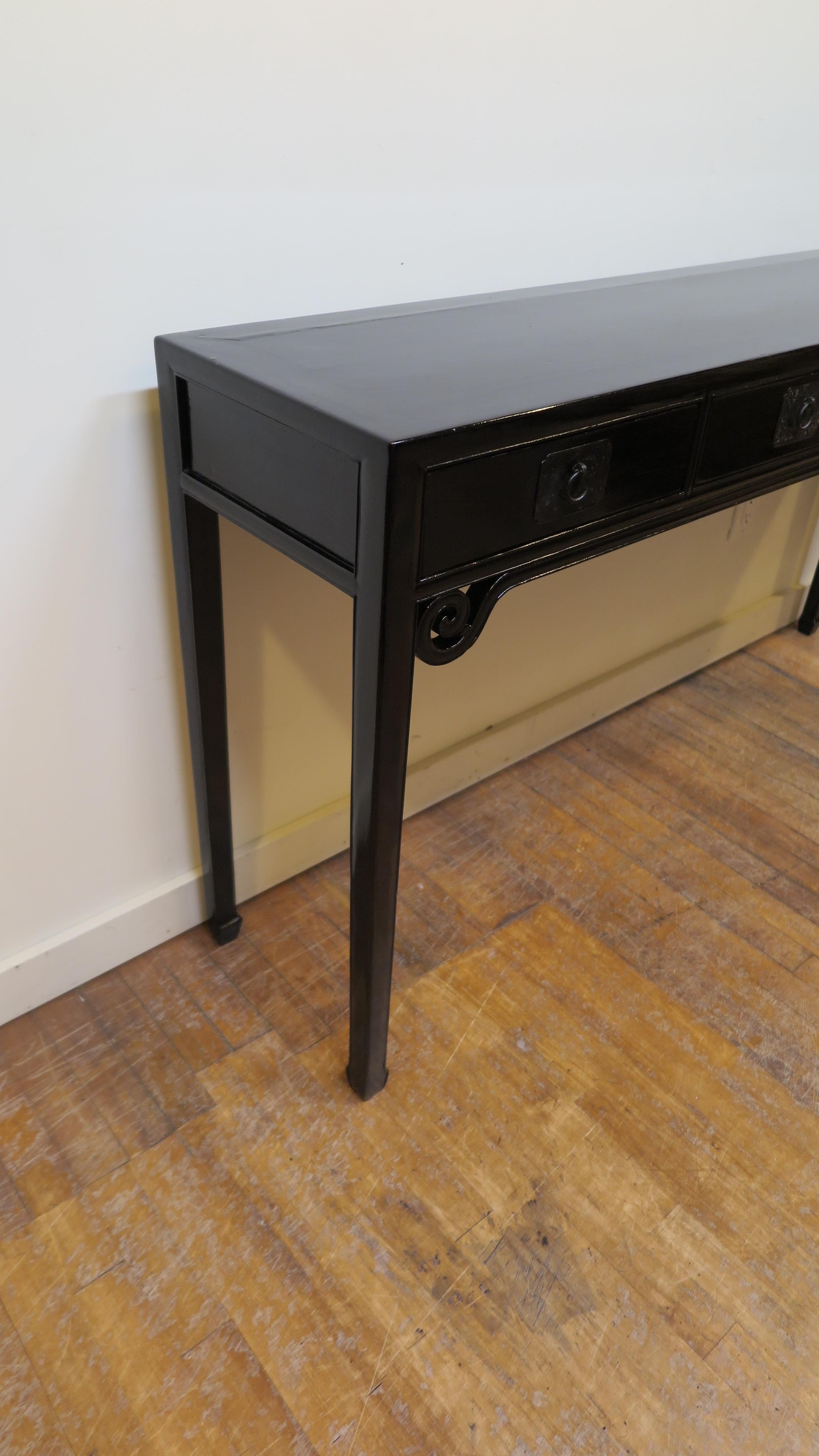 Lacquered Chinese Antique Console Table