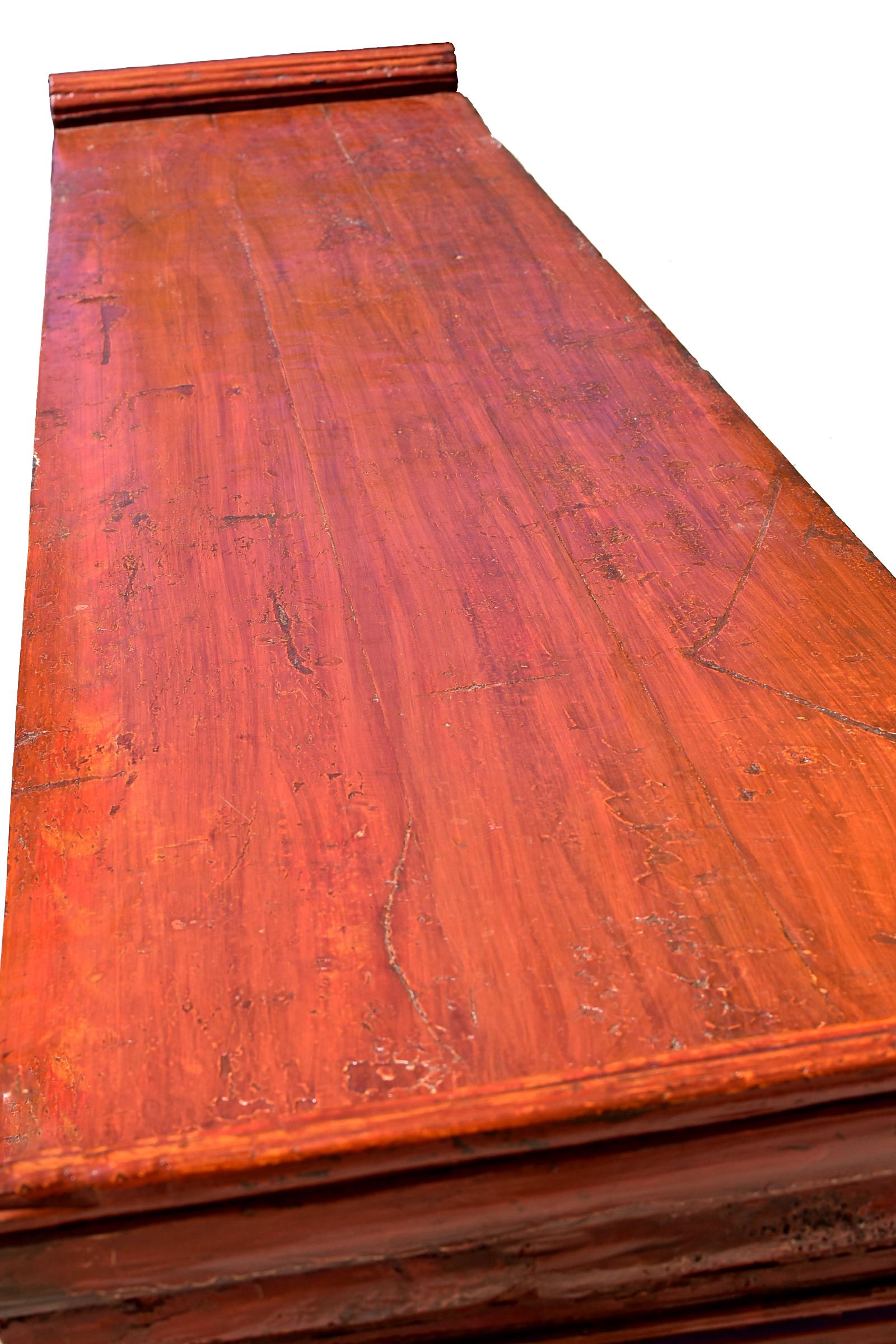 Chinese Antique Console Table Over 8 ft Long Altar For Sale 2