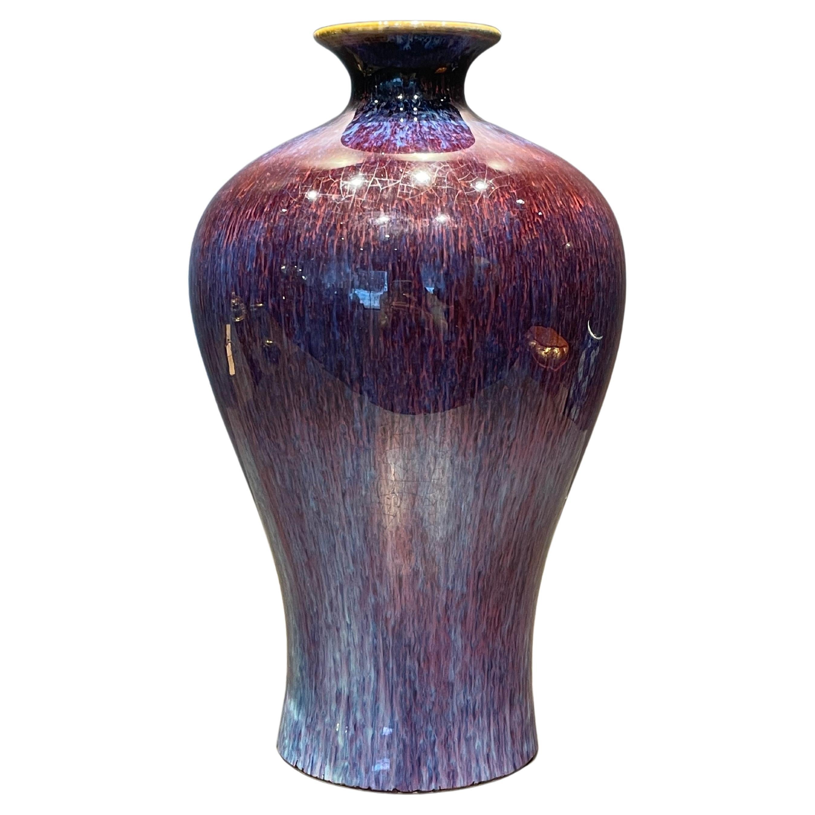 Chinese Antique Flower Vase, Qing Period