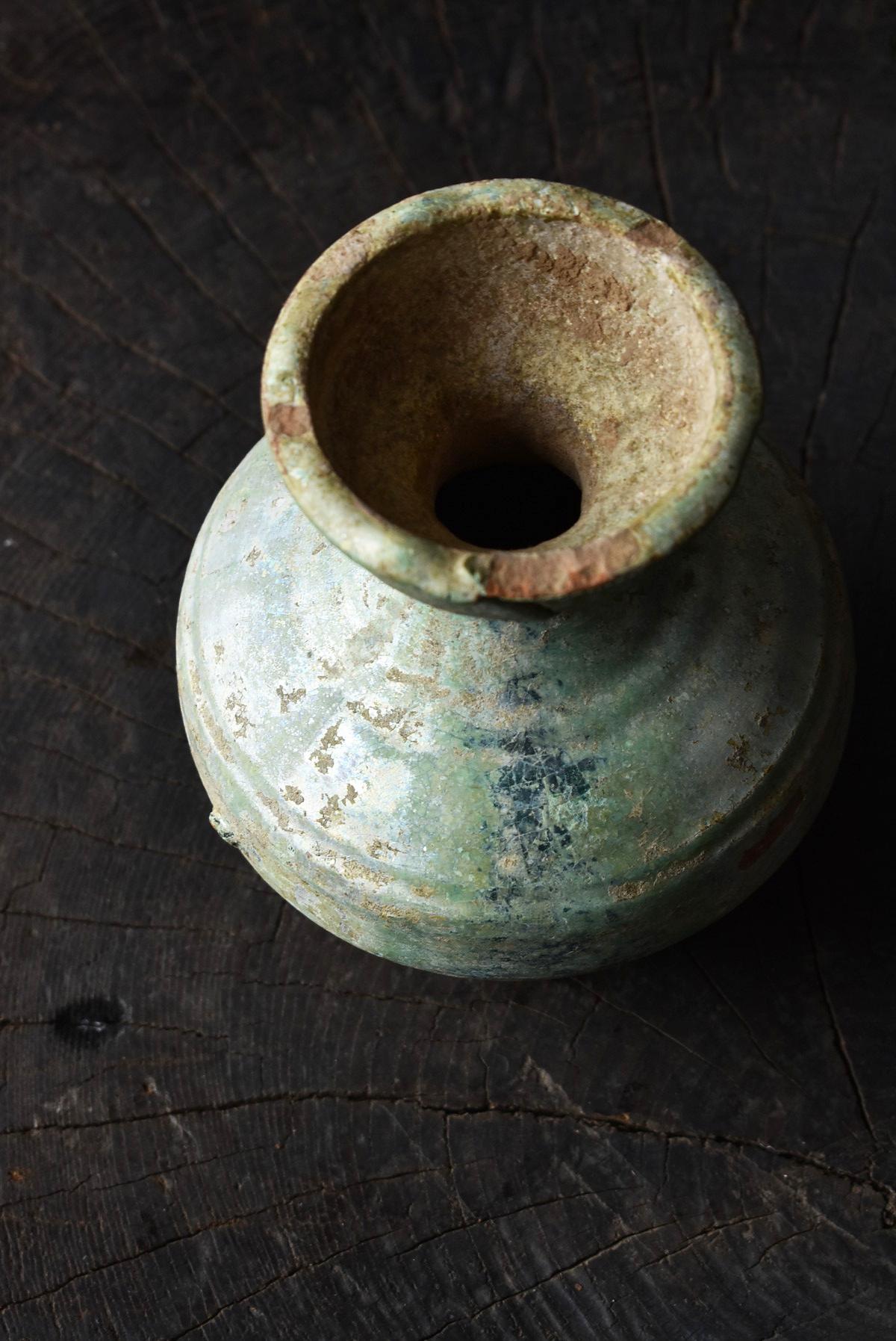 Chinese Antique Han Dynasty Green Glazed Silver Jar, 1st-3rd Century 3