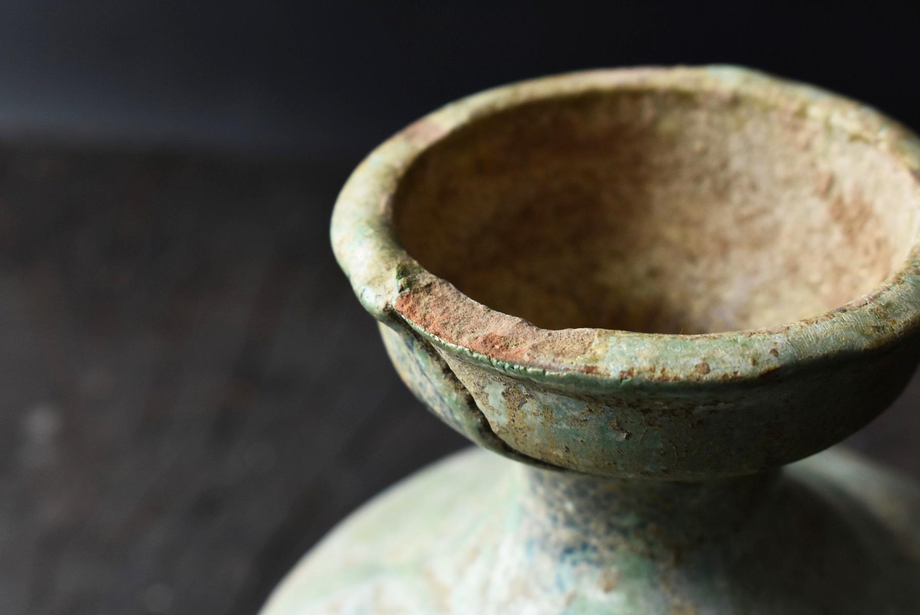 Chinese Antique Han Dynasty Green Glazed Silver Jar, 1st-3rd Century 5