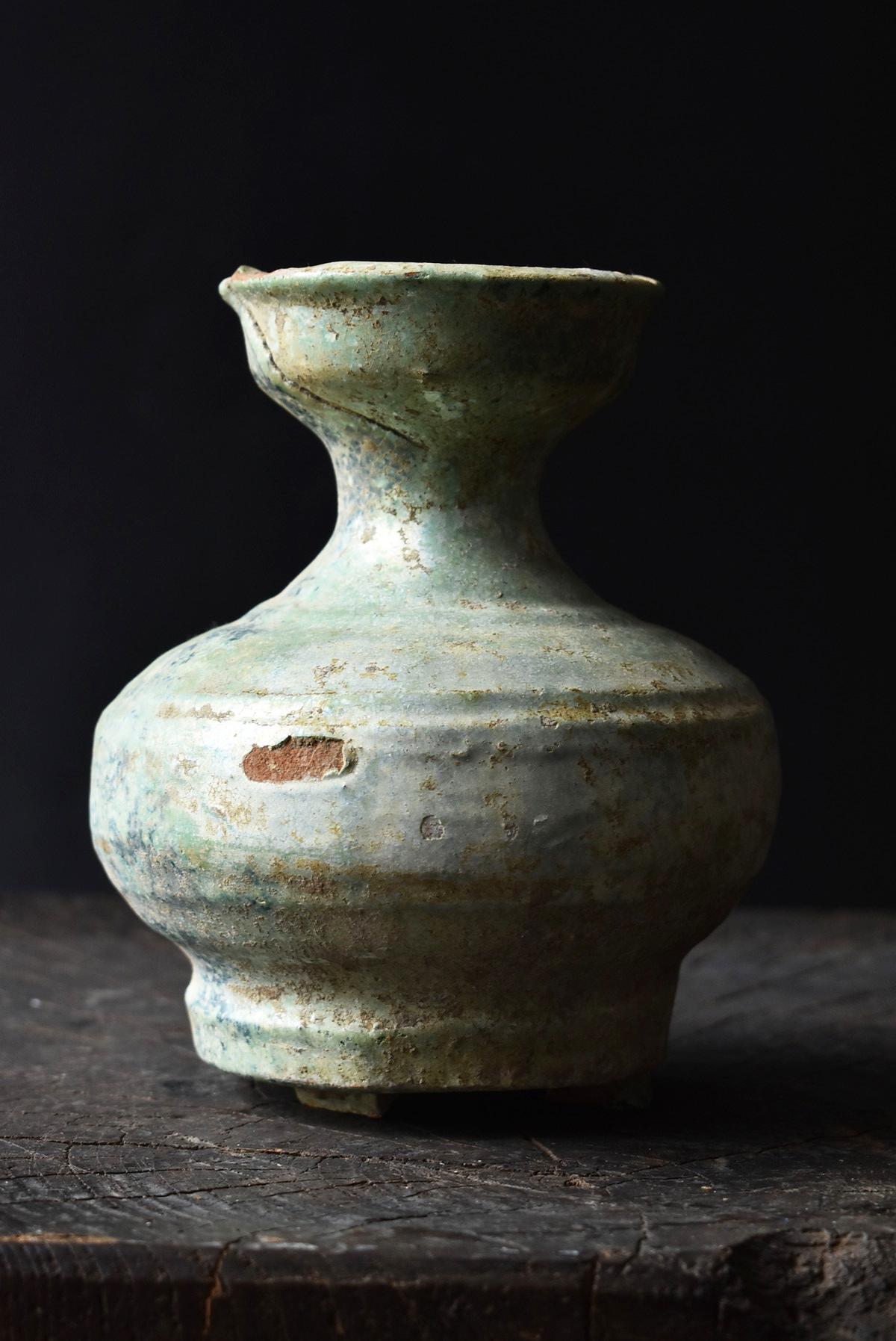 Chinese Antique Han Dynasty Green Glazed Silver Jar, 1st-3rd Century 7