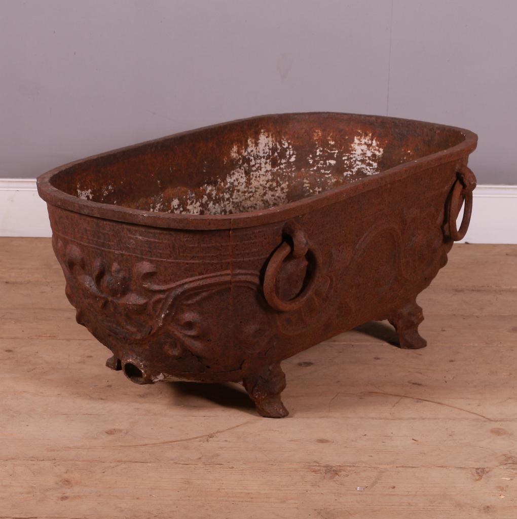 Chinese Antique Iron Bath For Sale 1