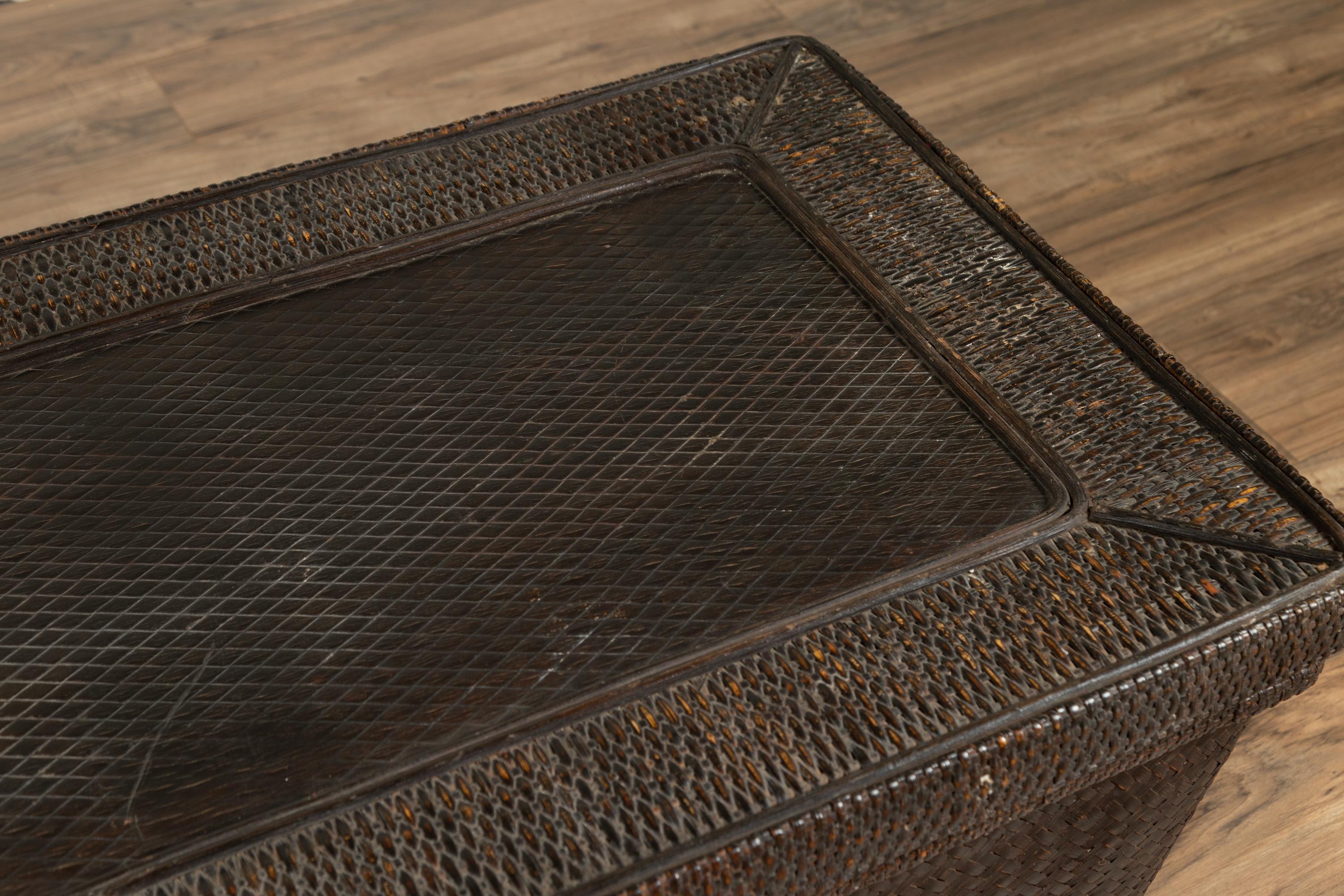 china coffee table basket side table