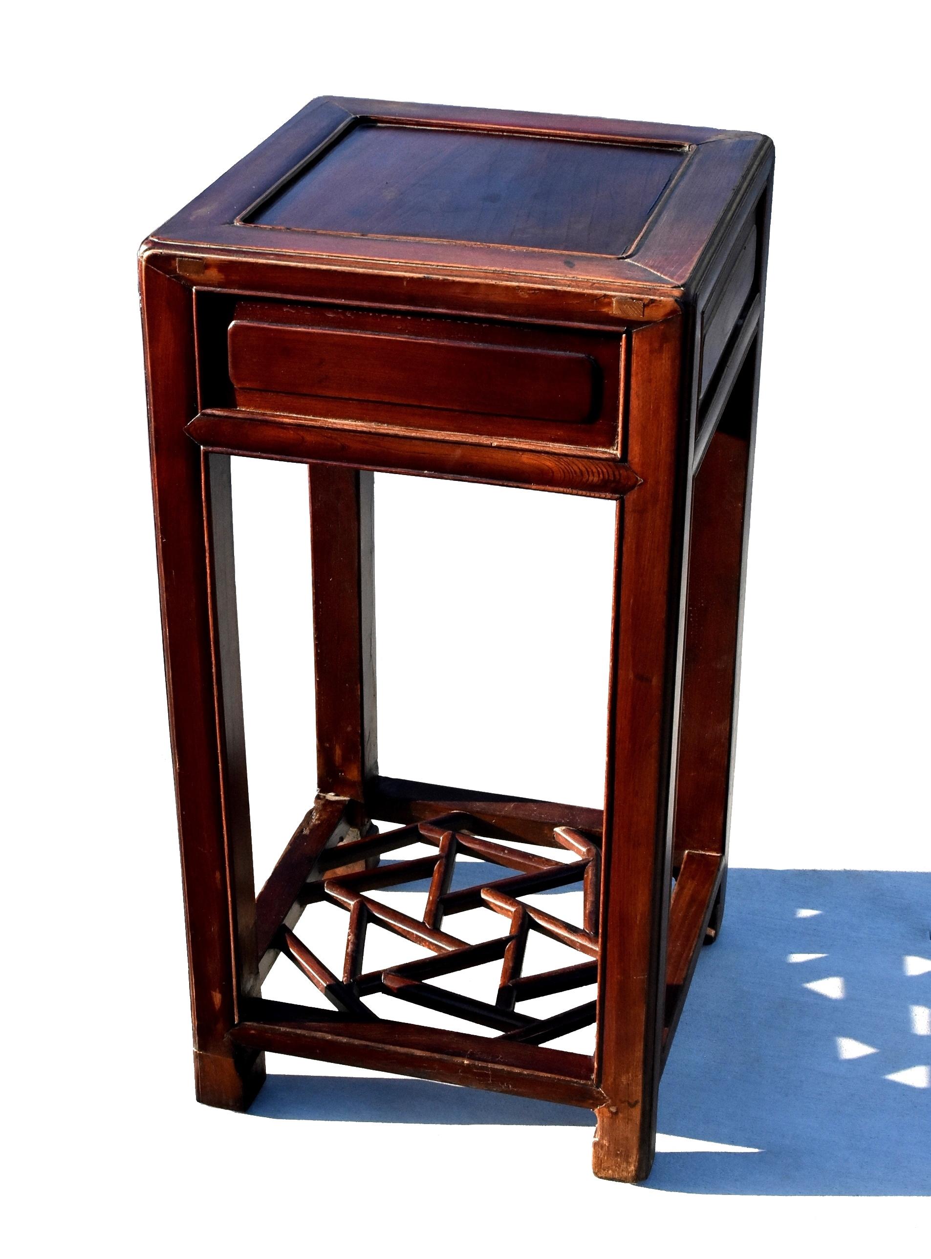 Joinery Chinese Antique Ming Style Side Table Lamp Table