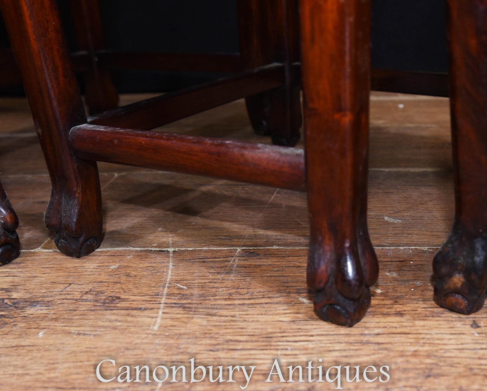 Chinese Antique Nest of Tables Hardwood For Sale 1