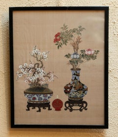 Chinese Antique Painting on Silk