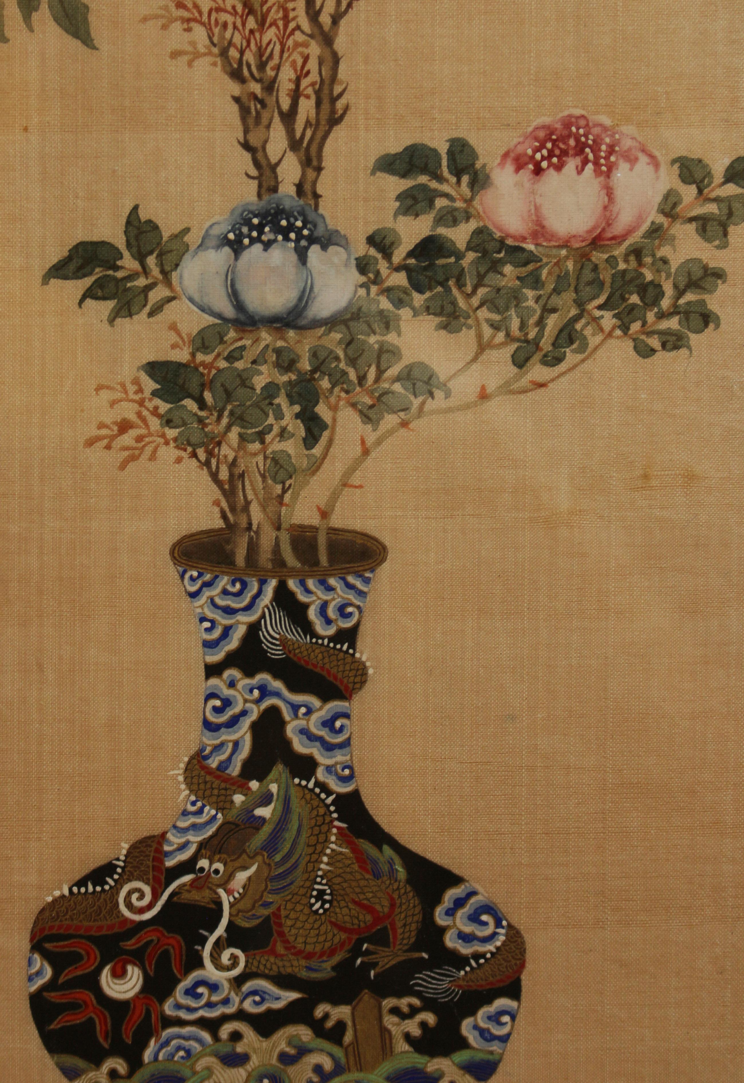 Chinese Antique Painting on Silk 3