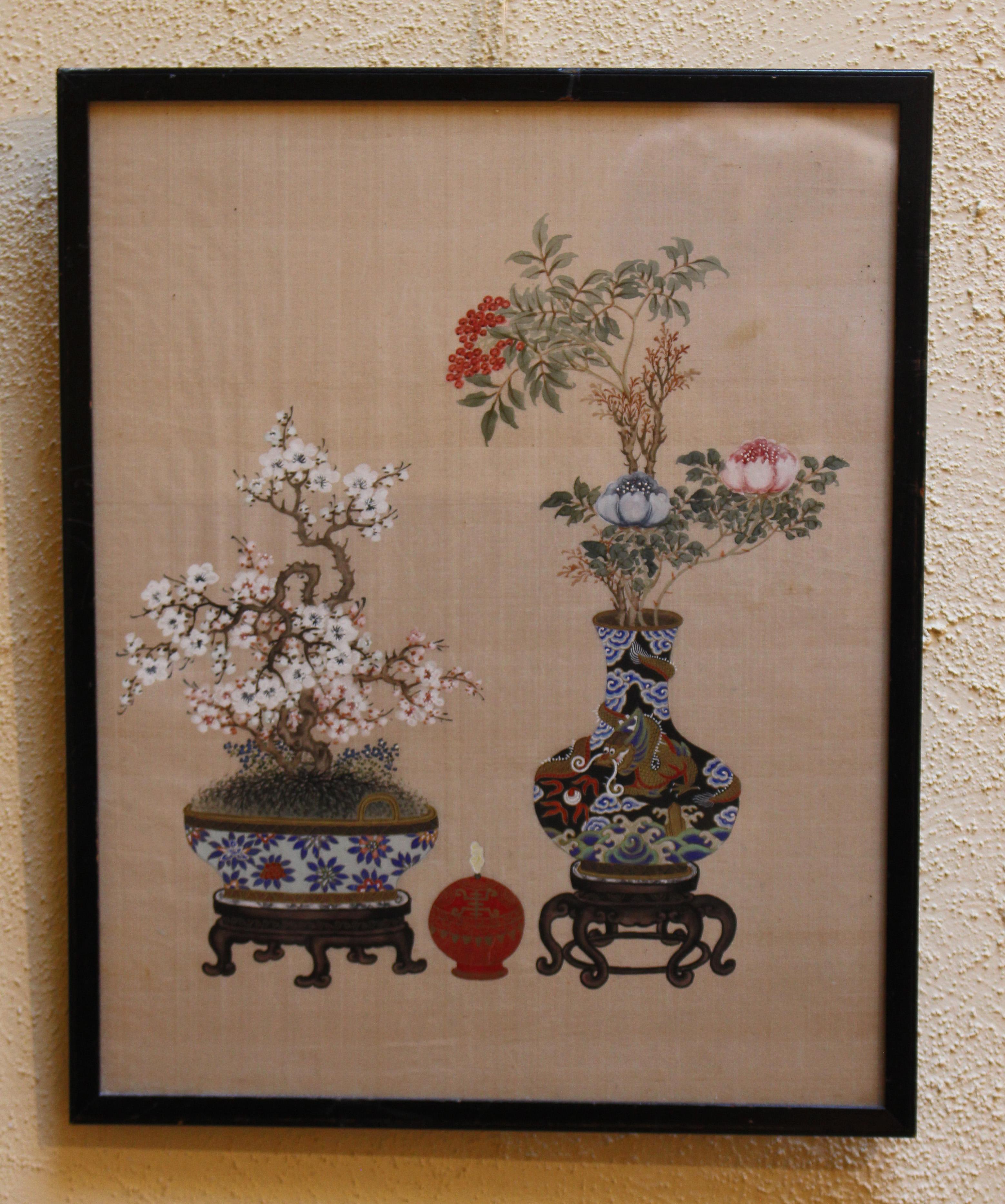 Chinese Antique Painting on Silk 4