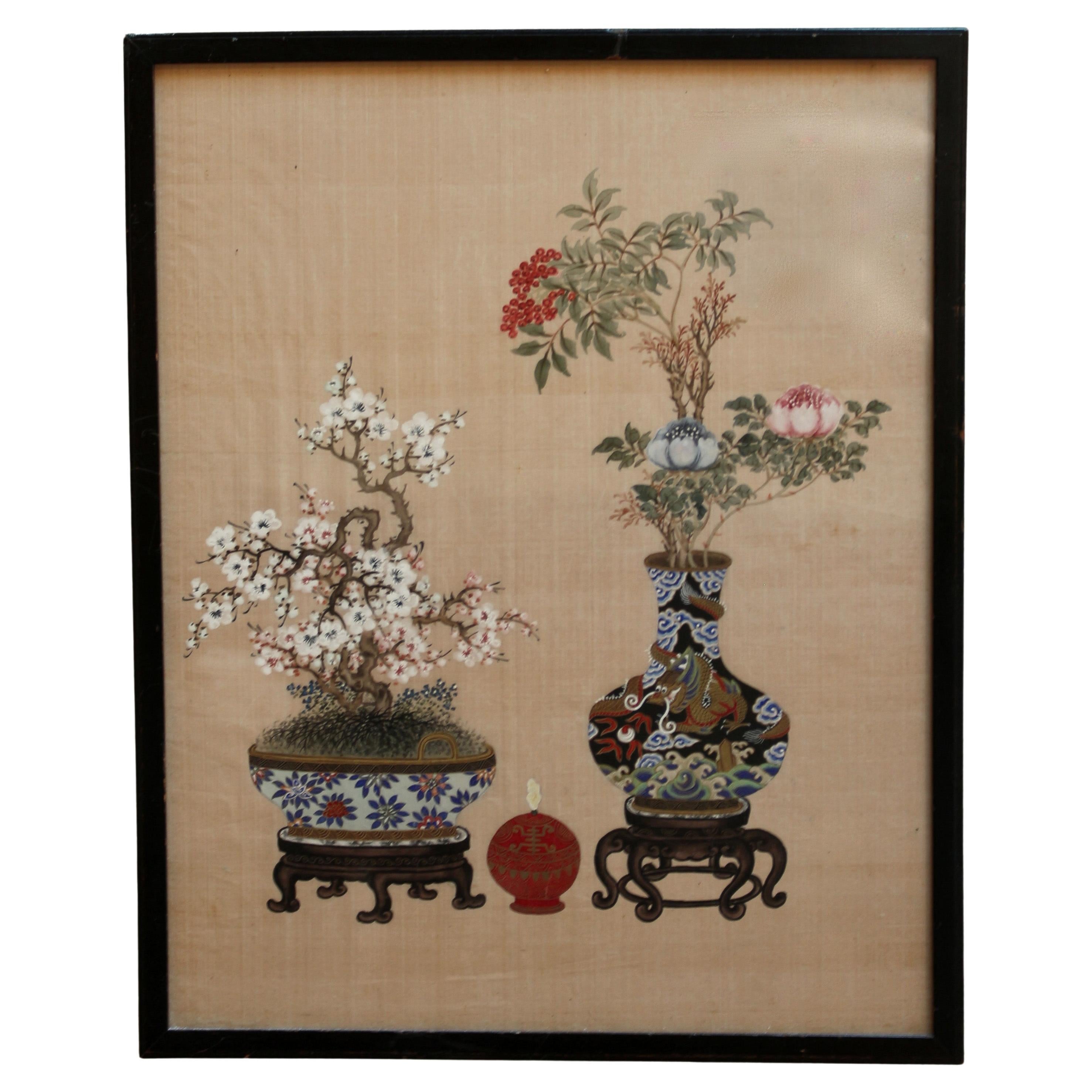 Chinese Antique Painting on Silk