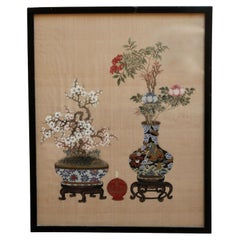 Chinese Antique Painting on Silk