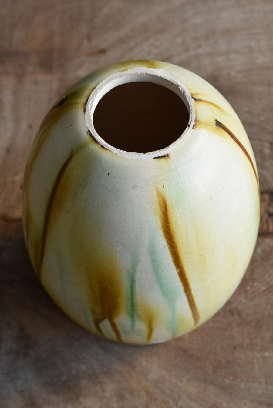 Chinese antique pottery jar/small vase with beautiful glaze/circa 9th century For Sale 2