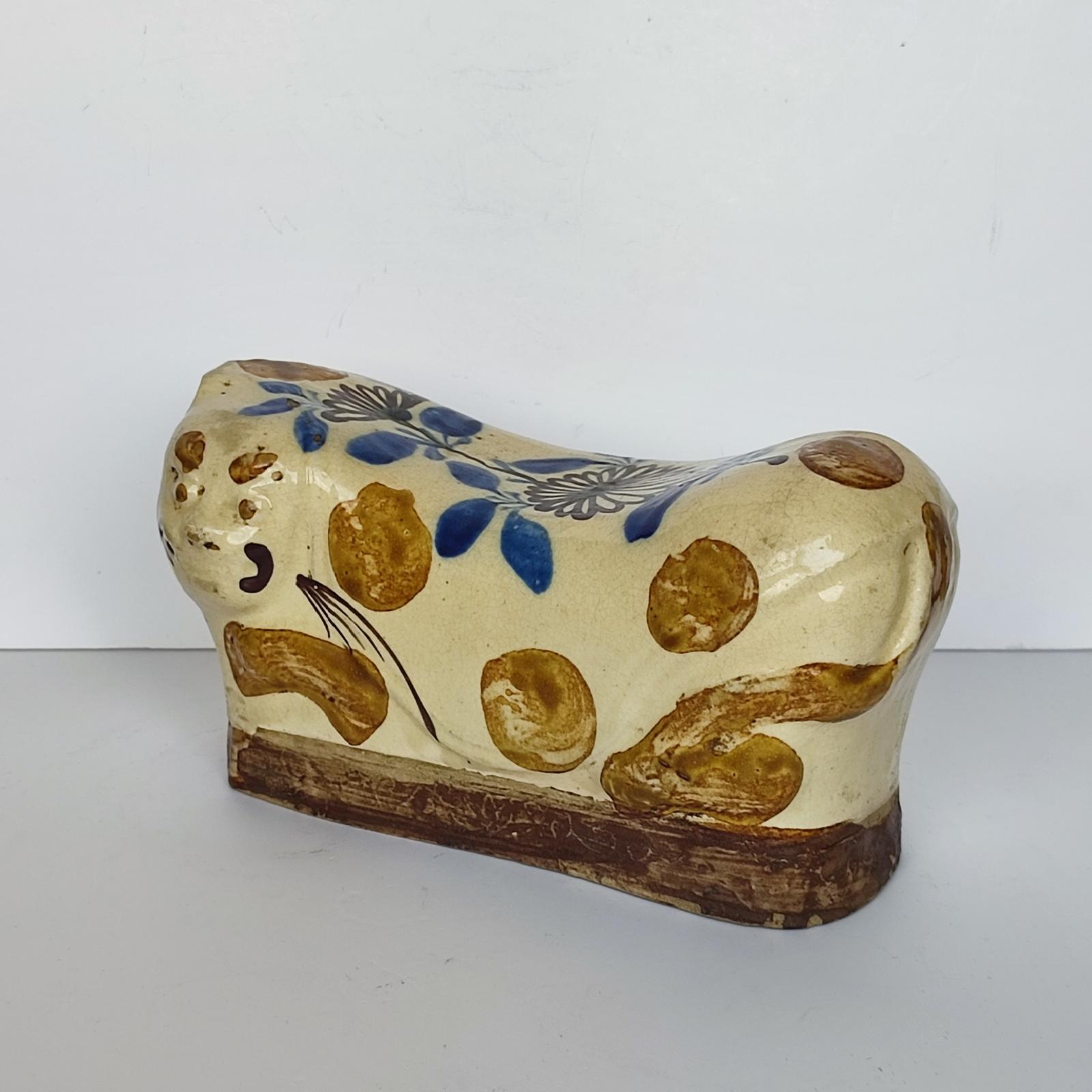 Chinese Antique Stoneware Cat Pillow, Opium Pillow, Headrest 5
