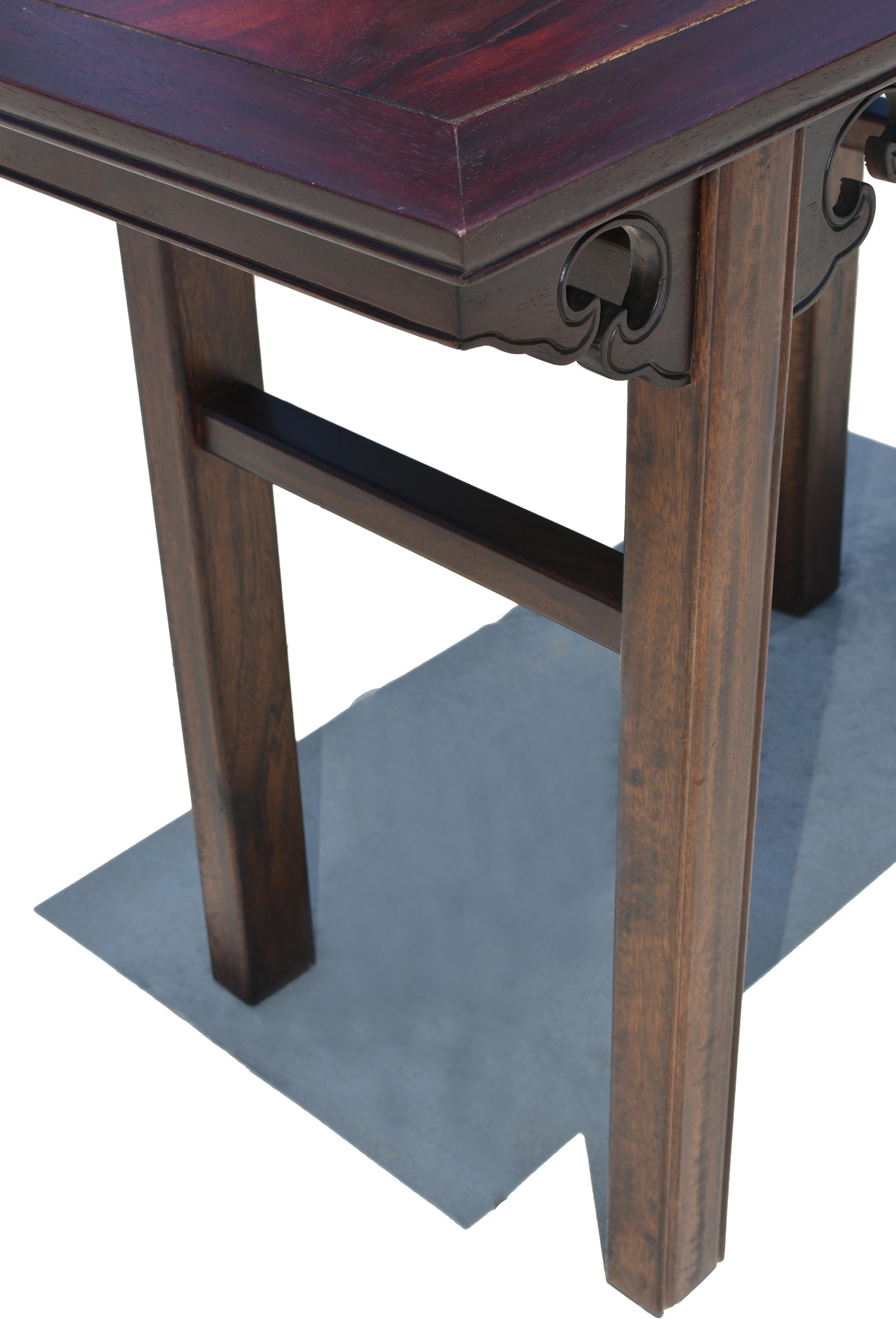 Chinese Antique Wine Console Table For Sale 1