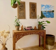 Chinese Antique Wood Panel