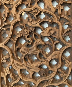 Chinese Antique Wood Panel