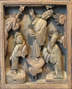 Chinese Antique Wood Panel