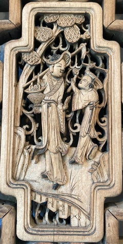 Chinese Antique Wood Panel