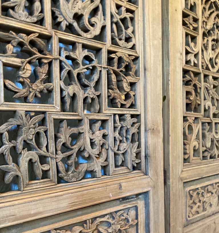 Chinese Antique Wood Panel For Sale at 1stDibs