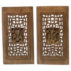 Chinese Antique Wood Panel