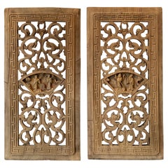 Chinese Antique Wood Panel