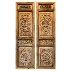 Chinese Antique Wood Panel