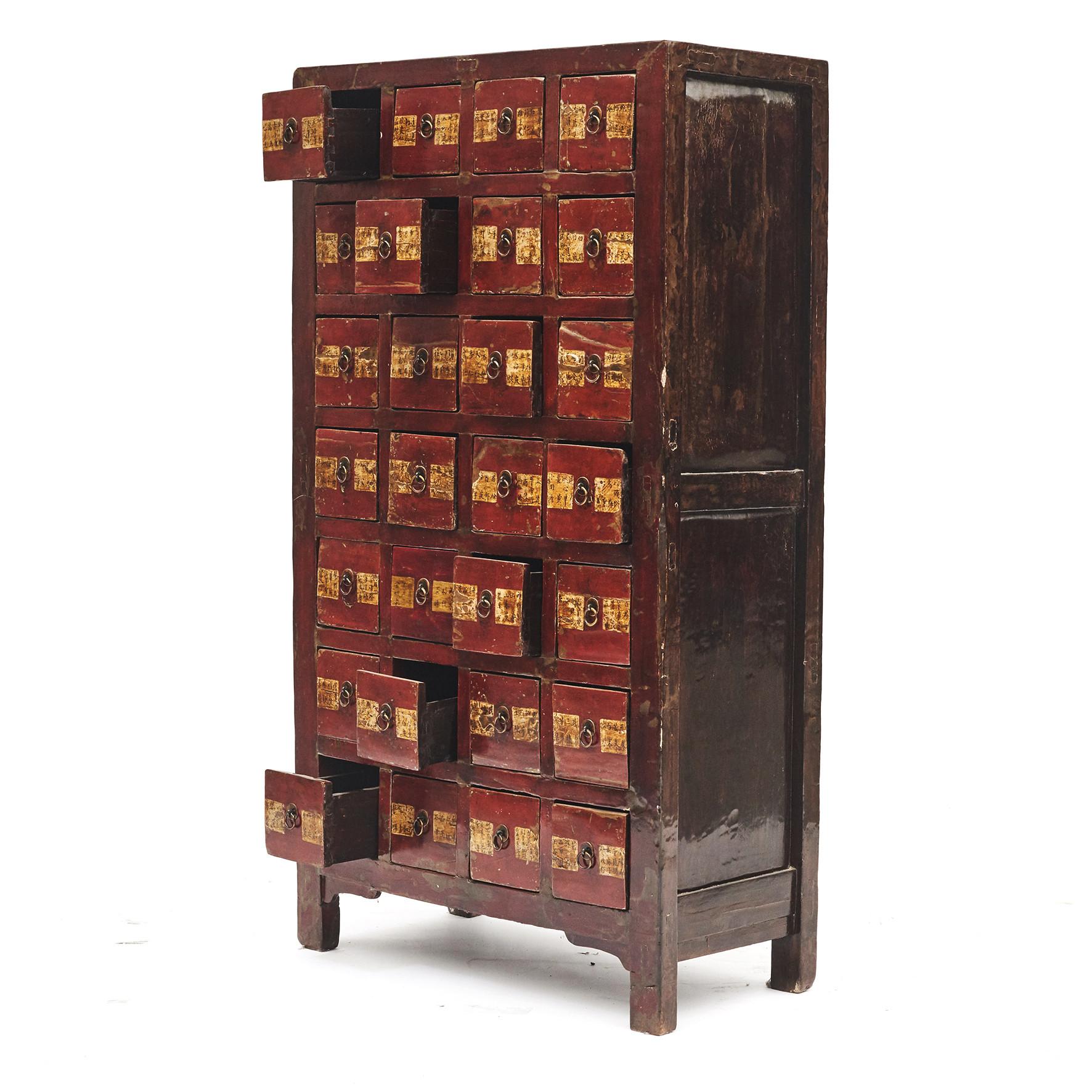 Chinese Apothecary 'Farmacy' Medicine Chest 5
