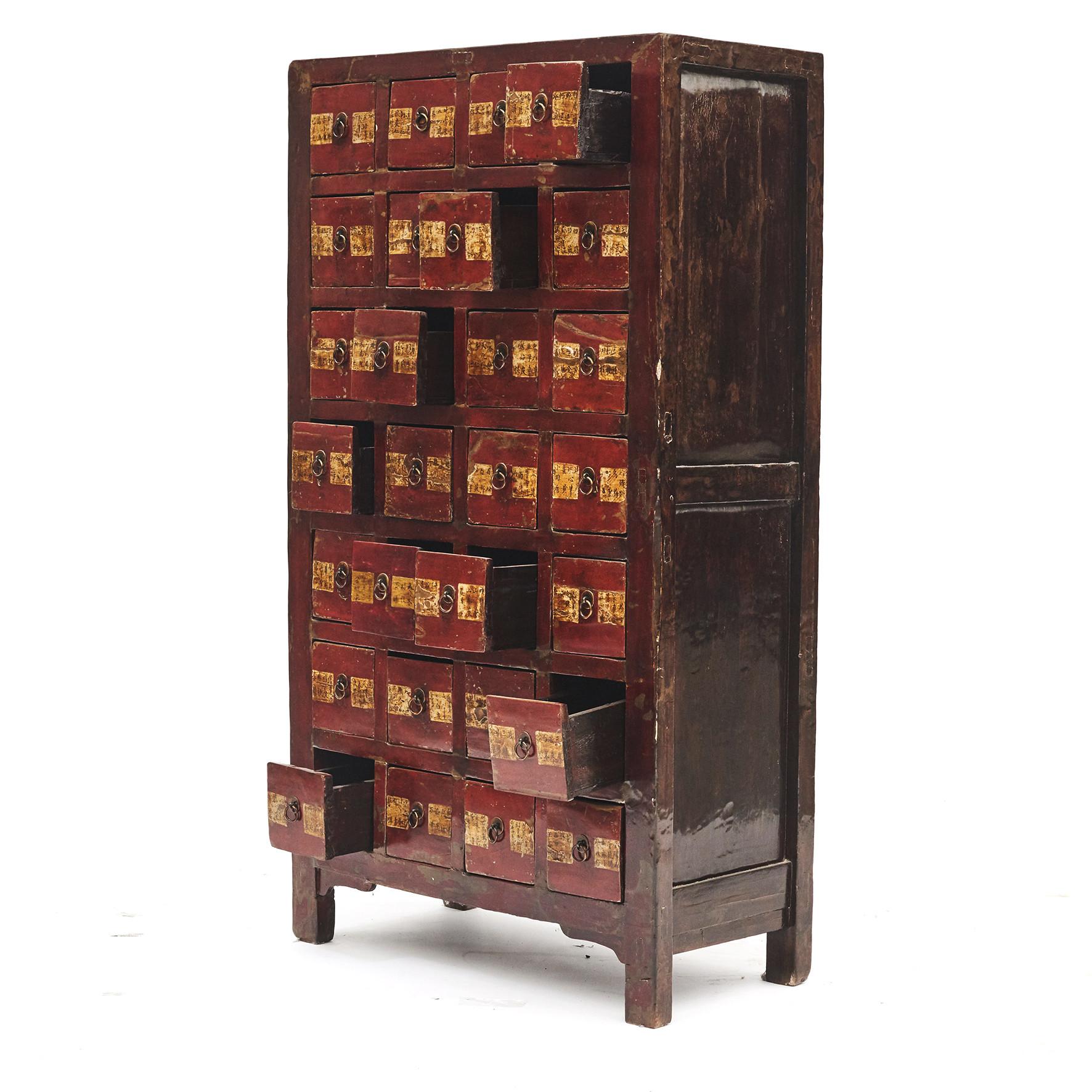 Chinese Apothecary 'Farmacy' Medicine Chest 6