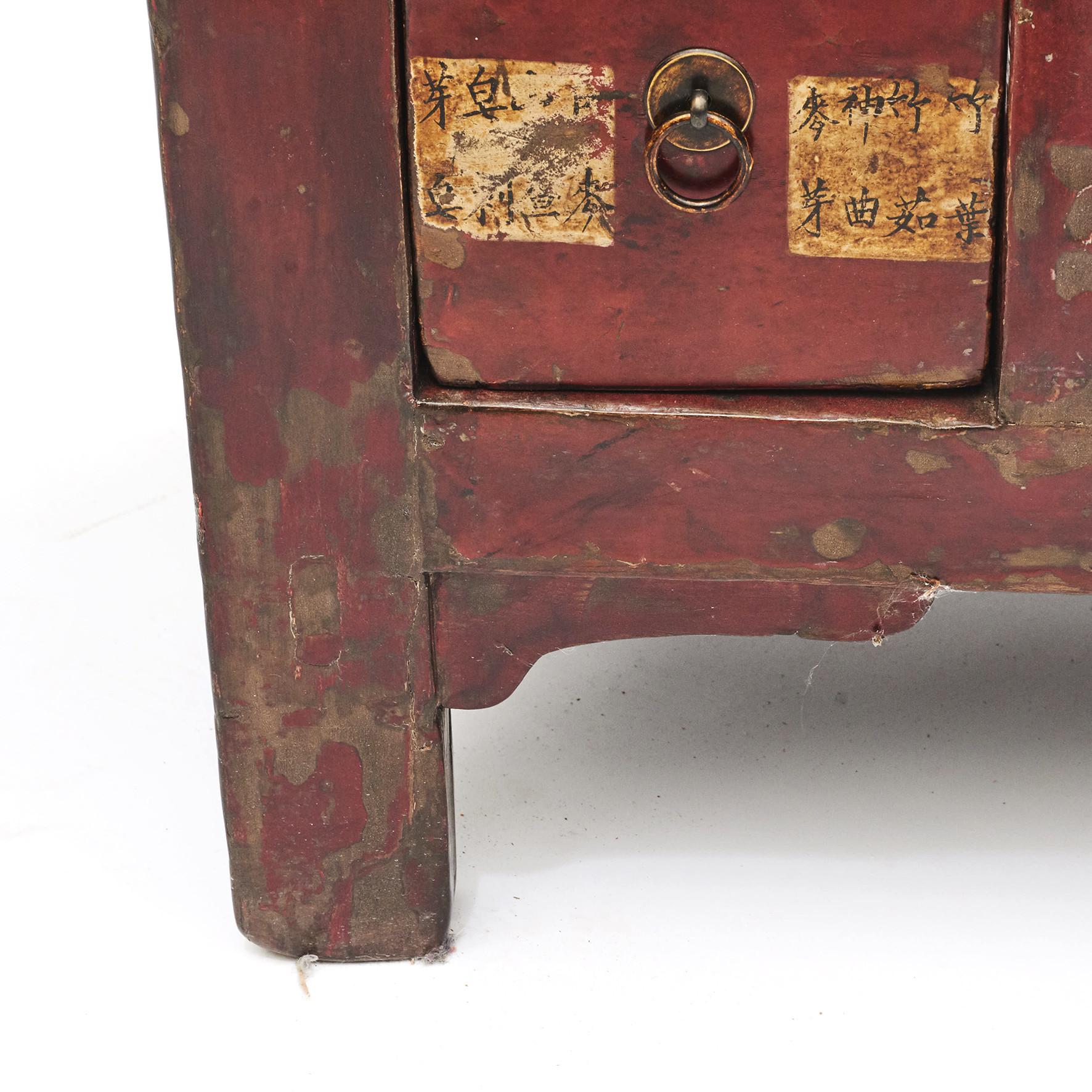 19th Century Chinese Apothecary 'Farmacy' Medicine Chest
