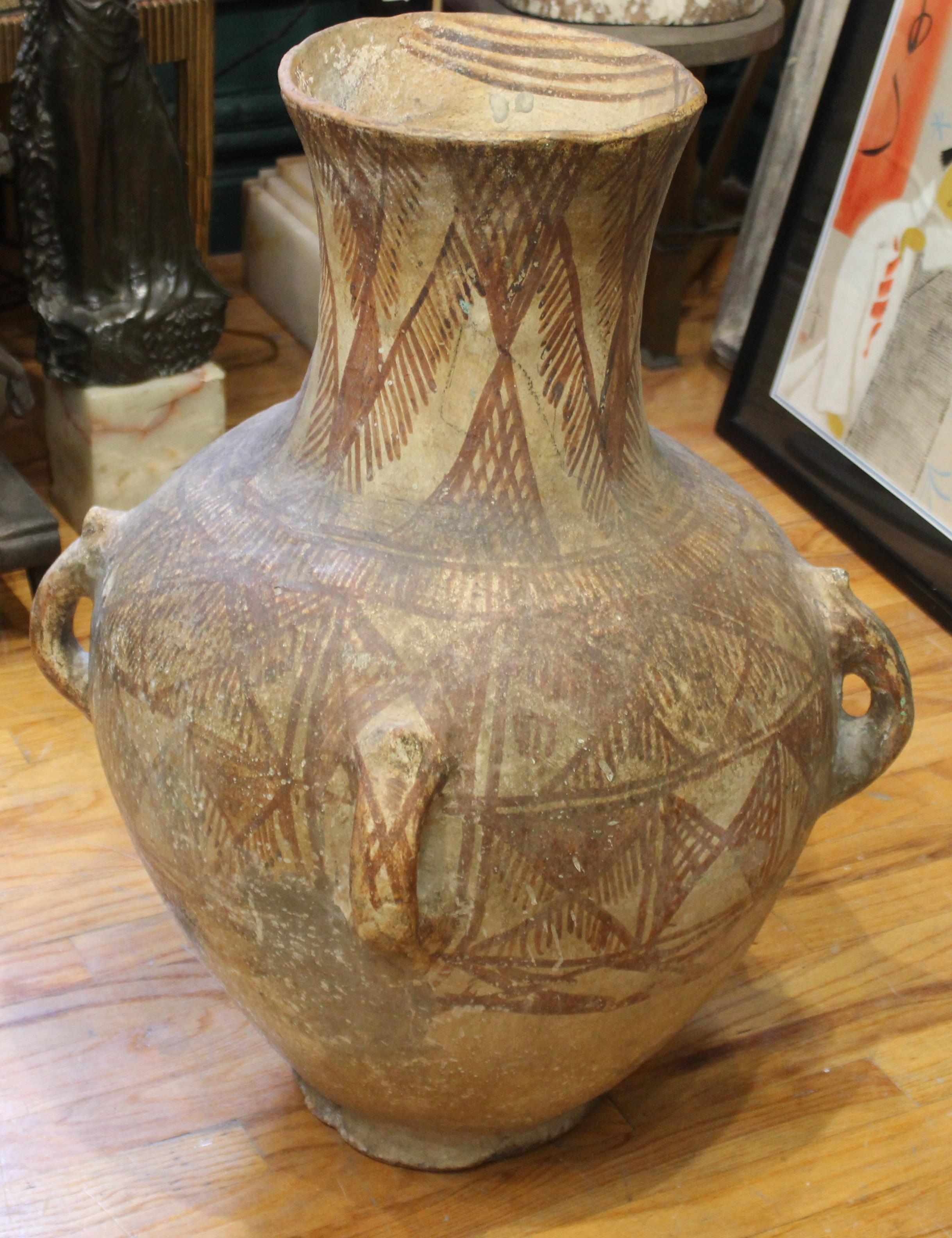Chinese Archaic Neolithic Majiayao Pottery Vessel In Good Condition In New York, NY