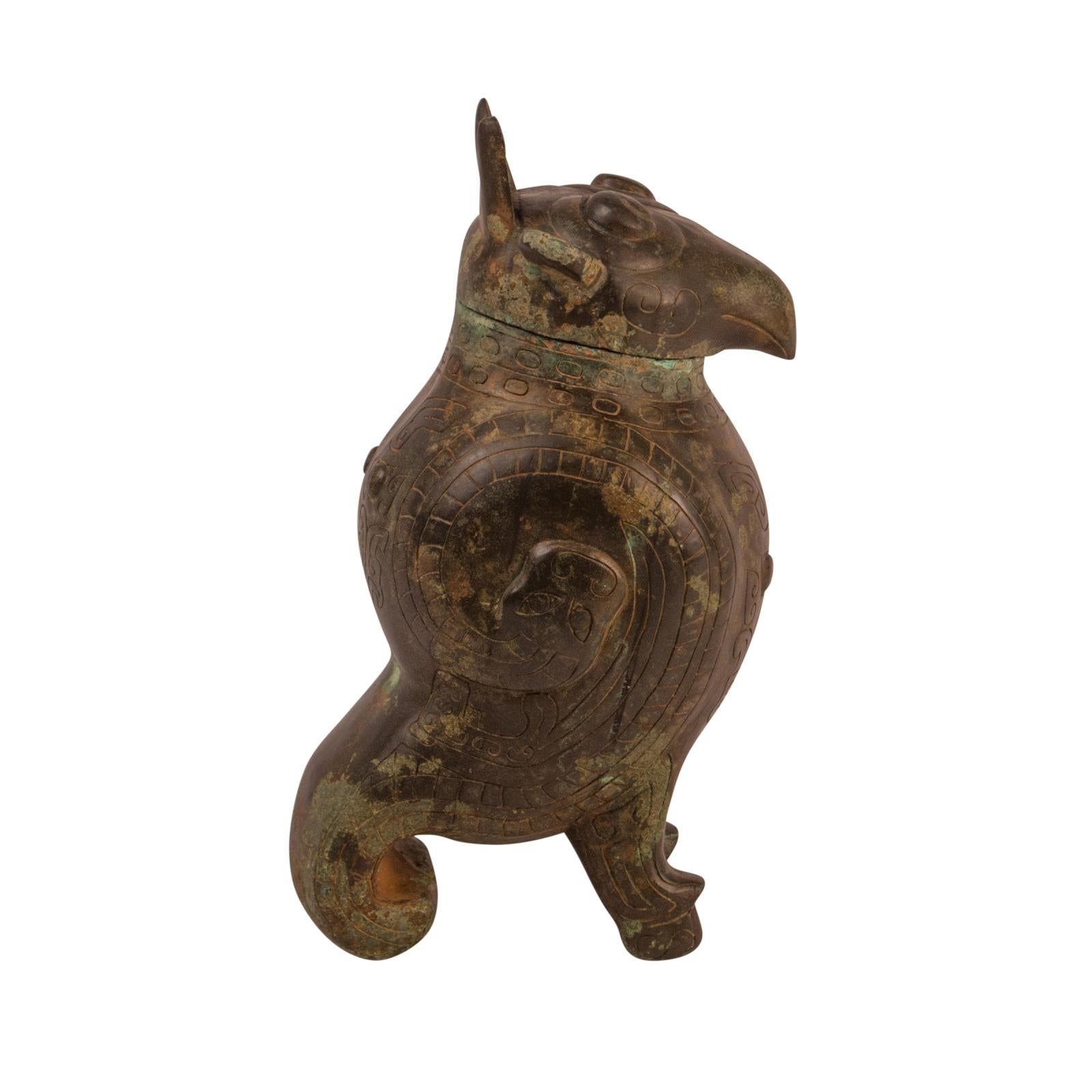 Chinese Archaic Style Bronze Jar, late 19th Century 1
