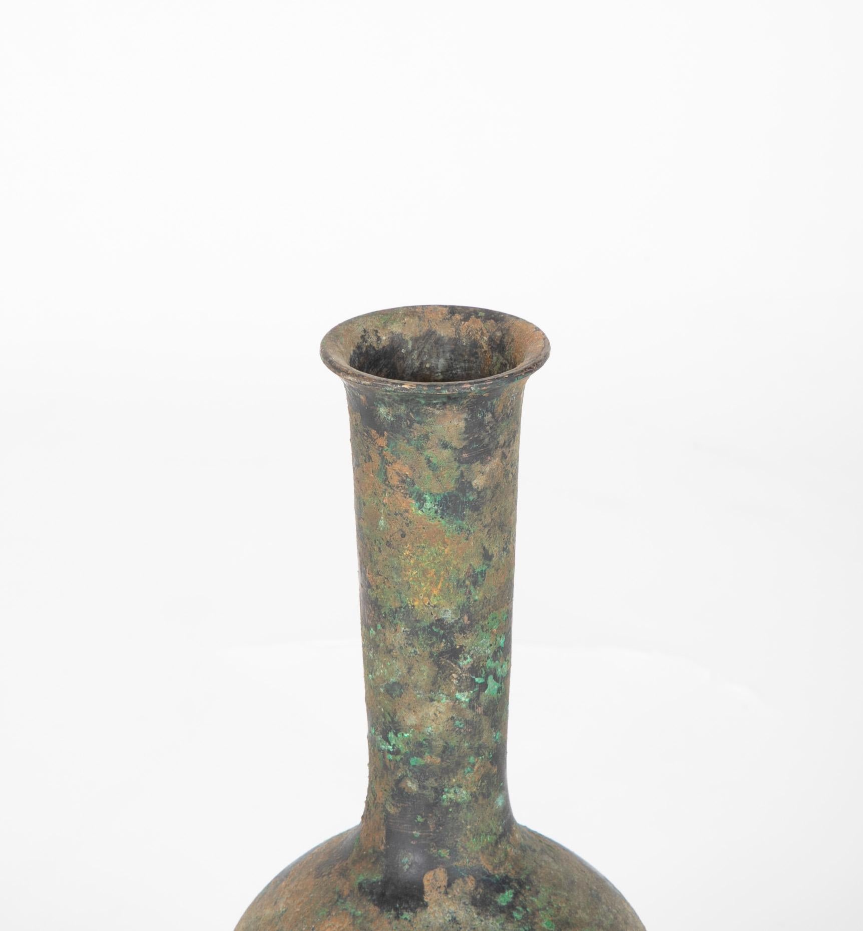 Cast Chinese Archaistic Bronze Vase
