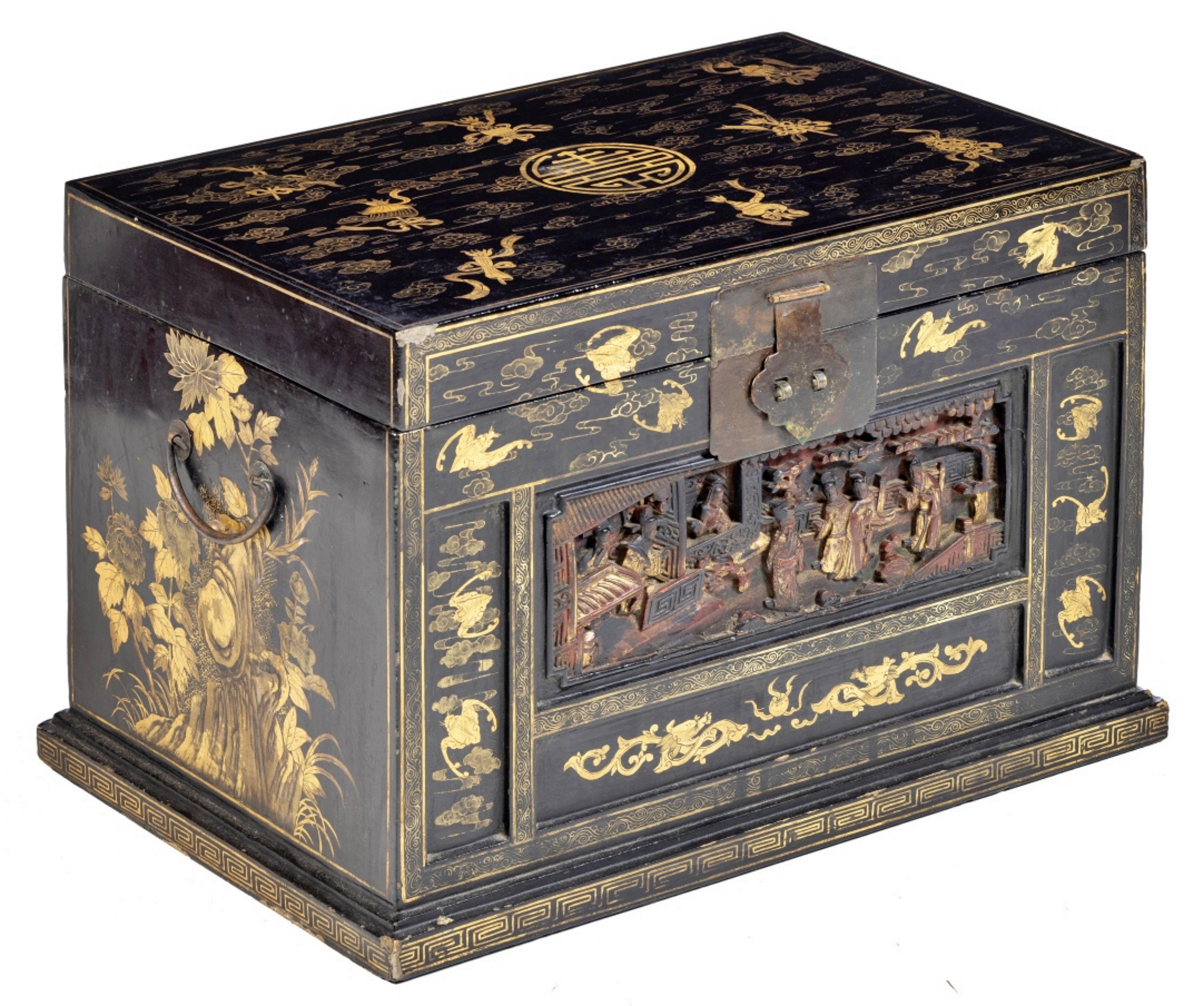 CHINESISCHE ARCHE Ching Dynasty 1892 19. Jahrhundert mit Zertifikat (Chinesisch) im Angebot