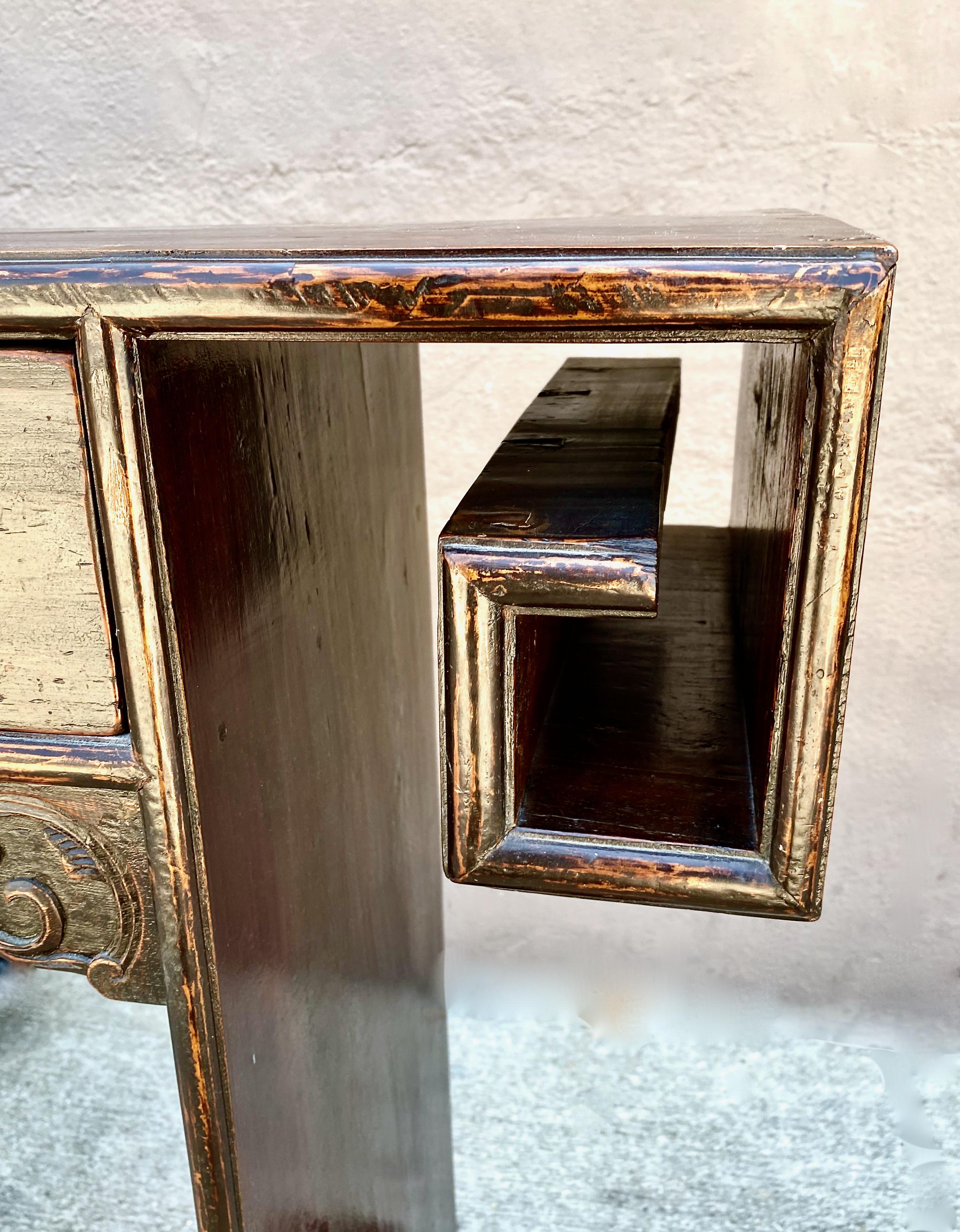 Asian Chinese Art Deco Altar Table For Sale