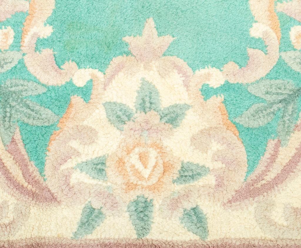 Chinese Art Deco Aubusson manner floral rug in pastel tones.

Dealer: S138XX