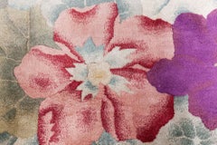 Chinese Art Deco Botanic Rug