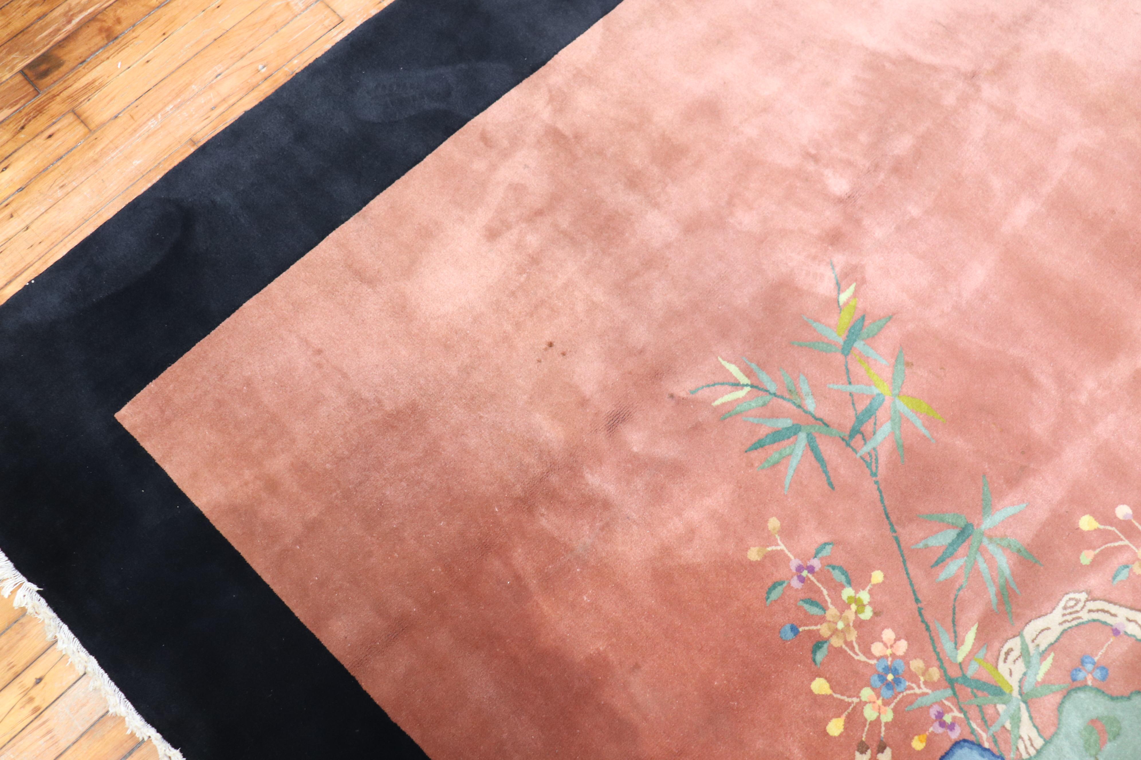 Chinois Tapis Art déco chinois de la collection Zabihi en vente